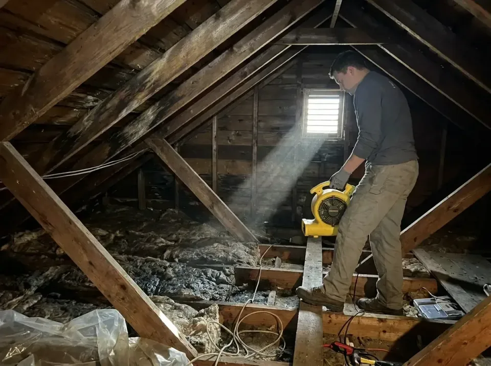 attic-water-damage-drying-proc-007 — frequently asked questions, Emergency Water Extraction & 24/7 Flood Response in Virden,…